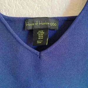 House of Harlow 1960 Revolve knit tank top navy blue Women size medium